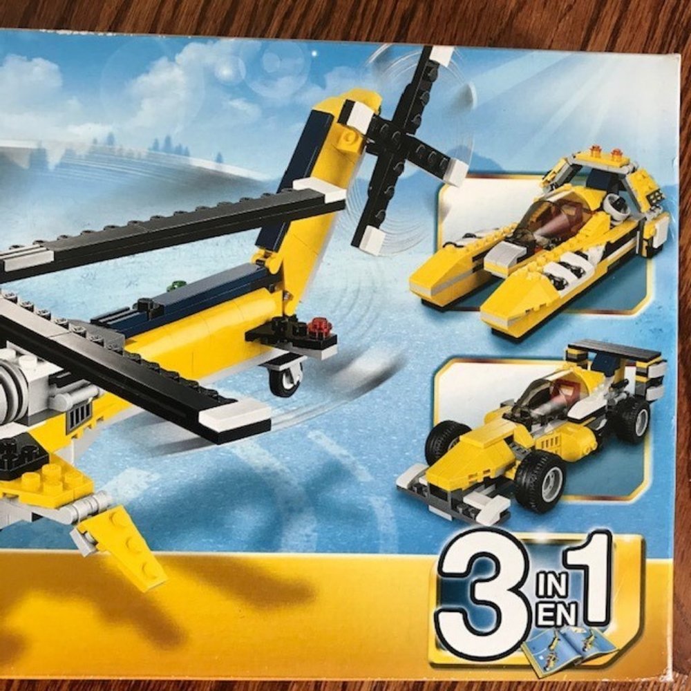 LEGO Creator Yellow Racers 31023 NEW Sealed Retired - Picture 3 of 4